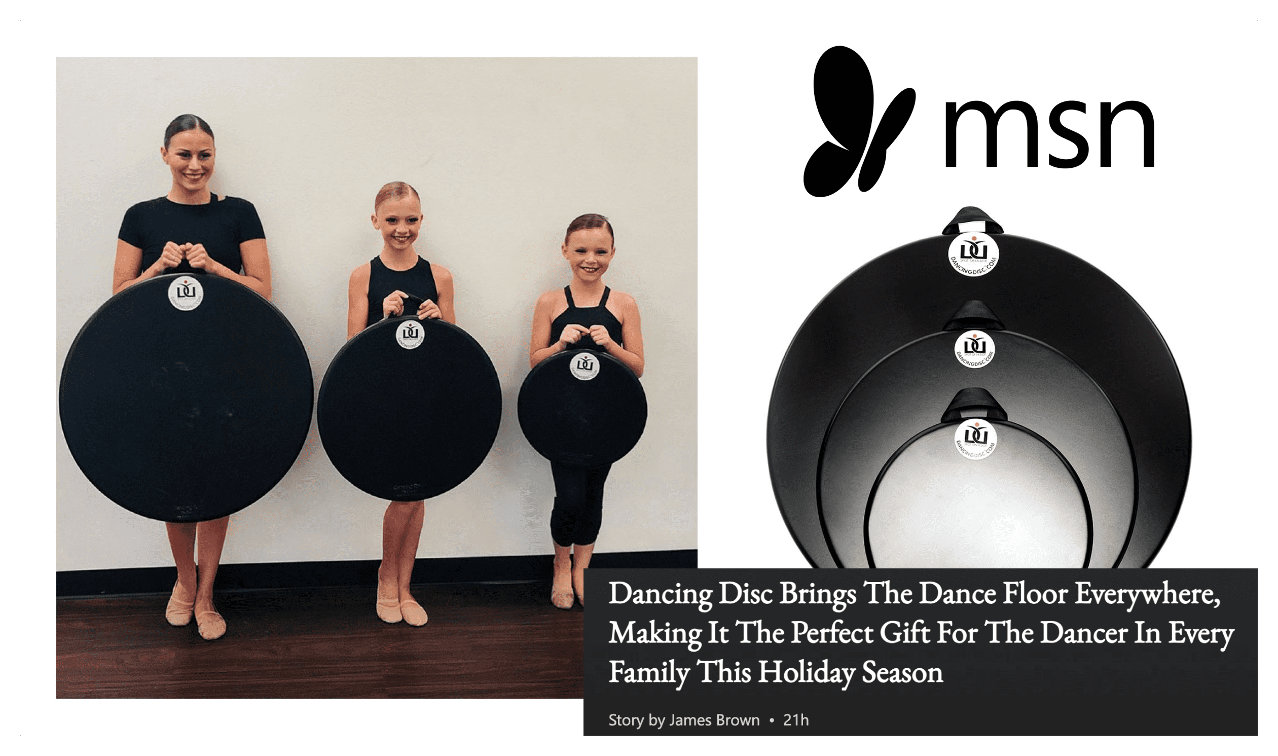 Featured on MSN.com, the Ultimate Gift for Every Dancer This Holiday Season