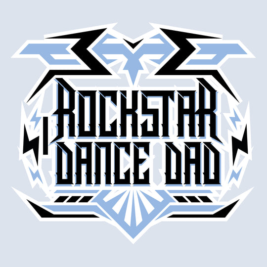 Exclusive 3x3 inch Dance Dad Tattoo from Dancing Disc, perfect for Father's Day. Temporary and easy to use, show your pride and make your little dancer happy.