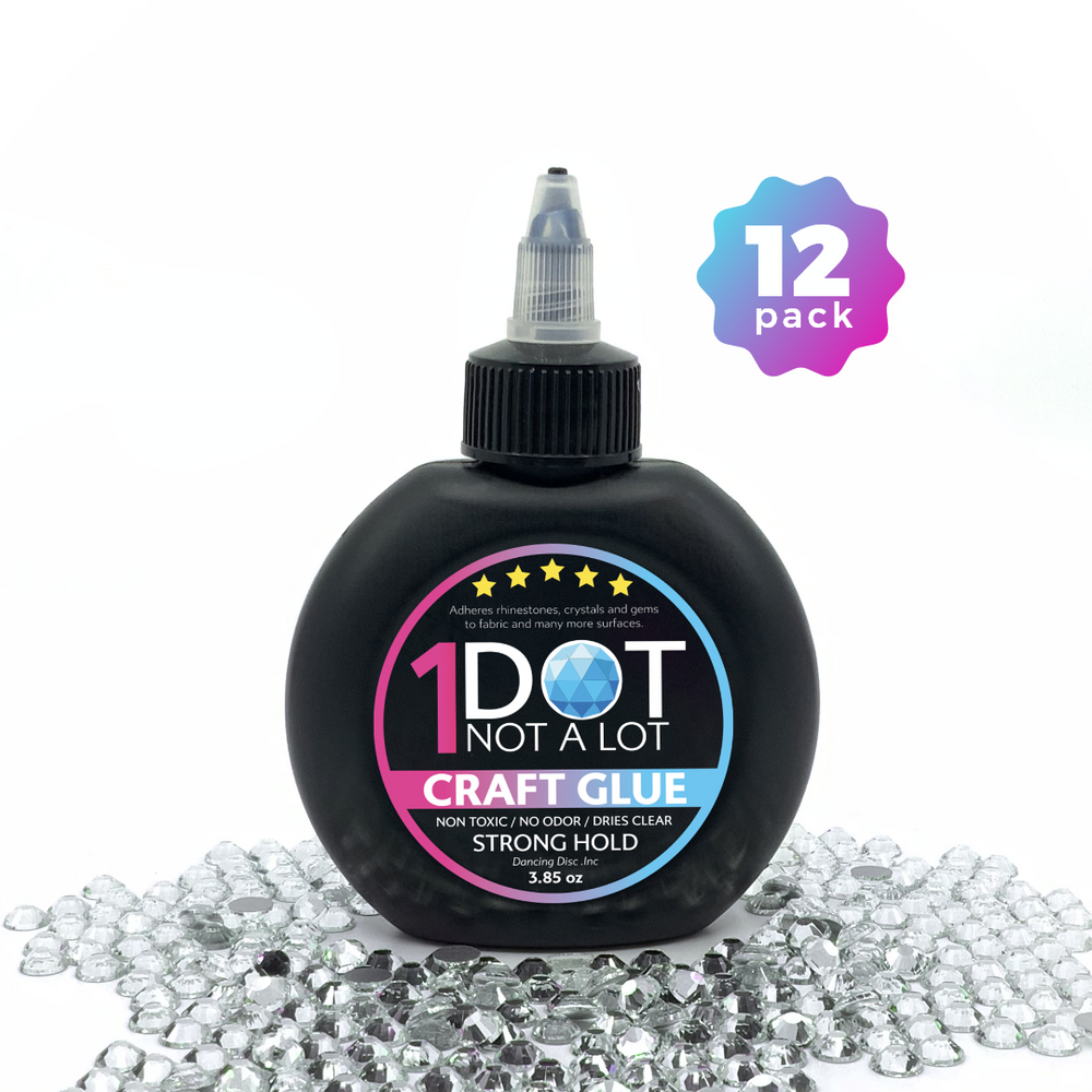 1DotNotalot Craft Glue for Rhinestones (12 Pack).