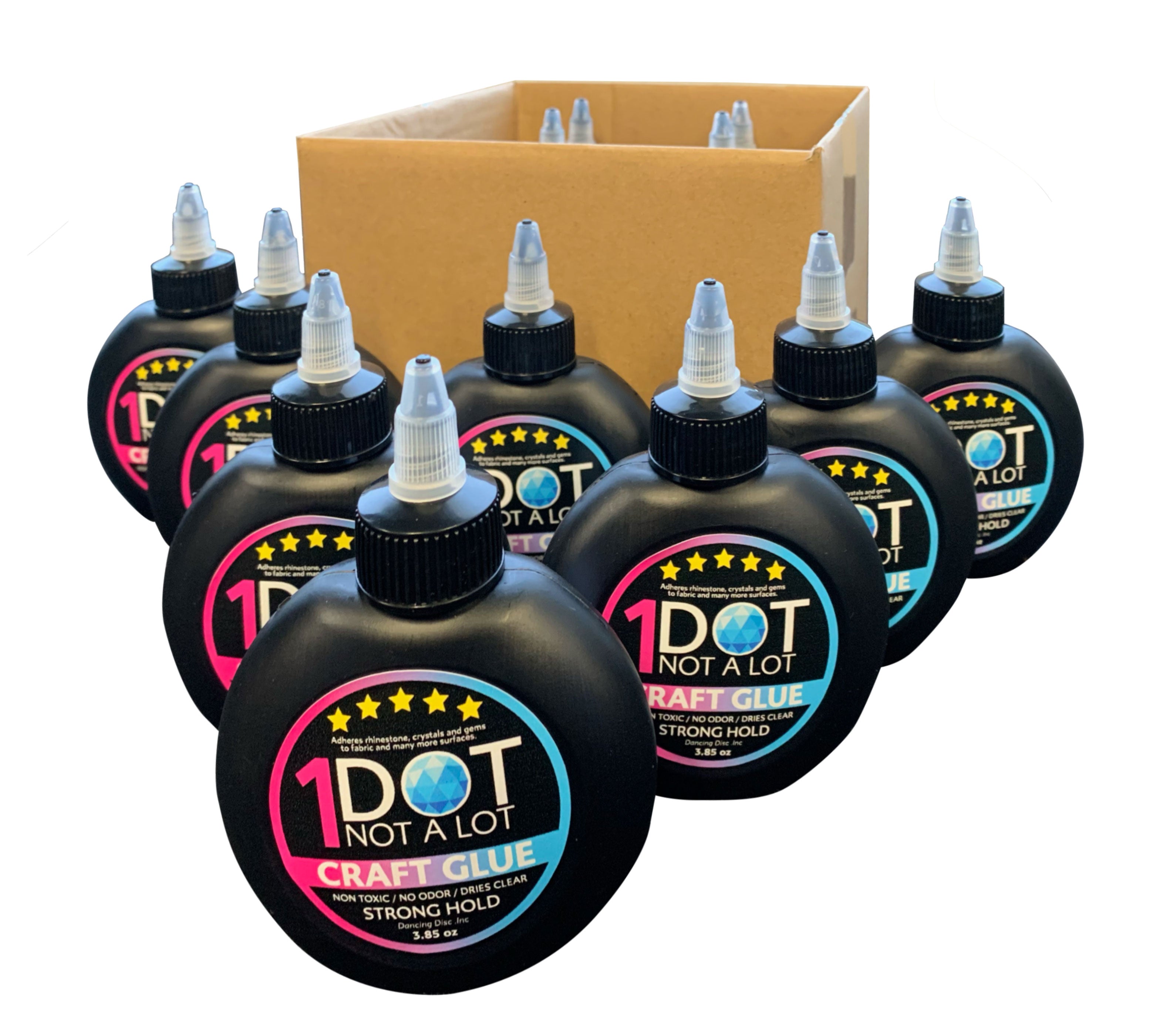 1DotNotalot Craft Glue for Rhinestones (12 Pack).