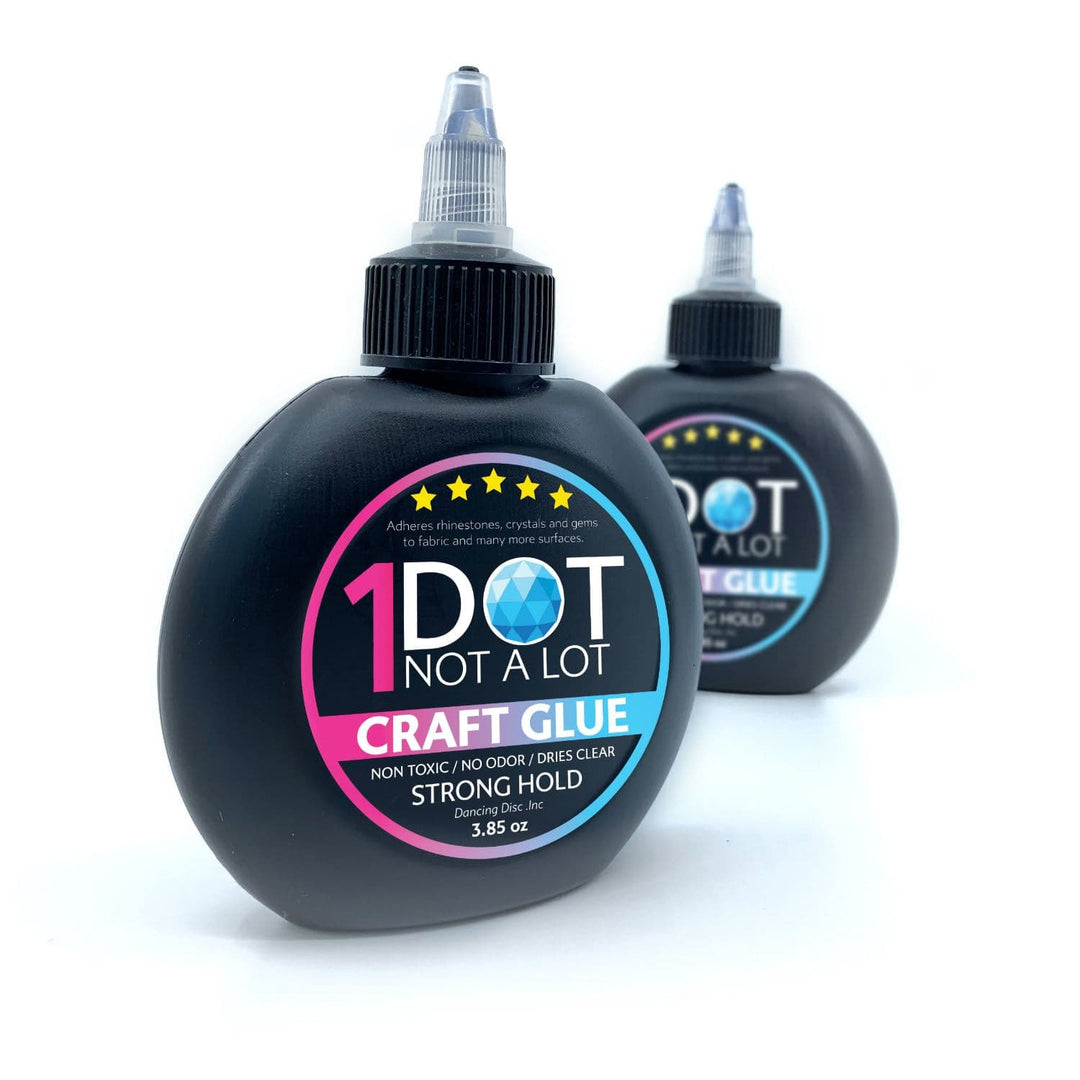 [ 2 Pack ] 1DotNotalot Craft Glue for Rhinestones.